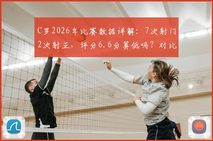 C罗2026年比赛数据详解：7次射门2次射正，评分6.6分算低吗？对比同场梅西数据